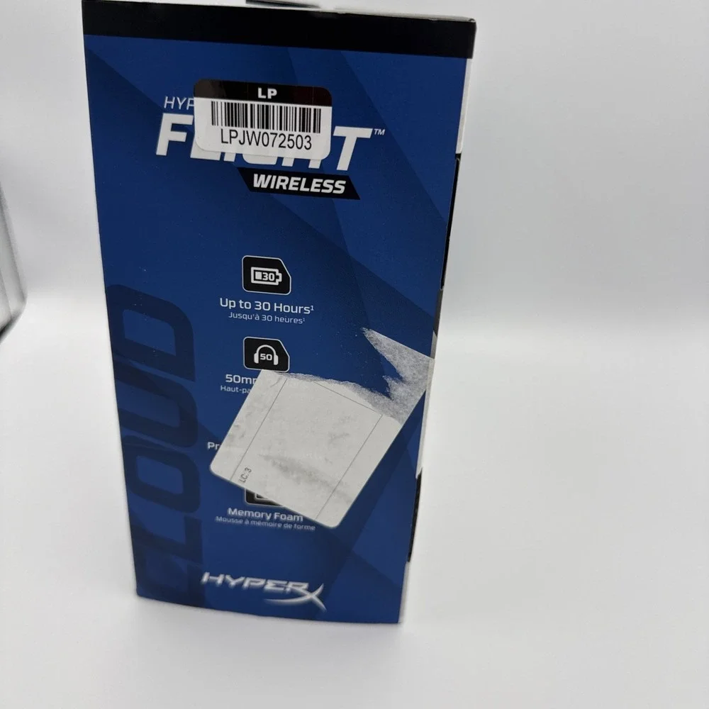 HyperX Cloud Flight Wireless Headphones Headset Black/Blue PS5 PS4 Gaming SEALED